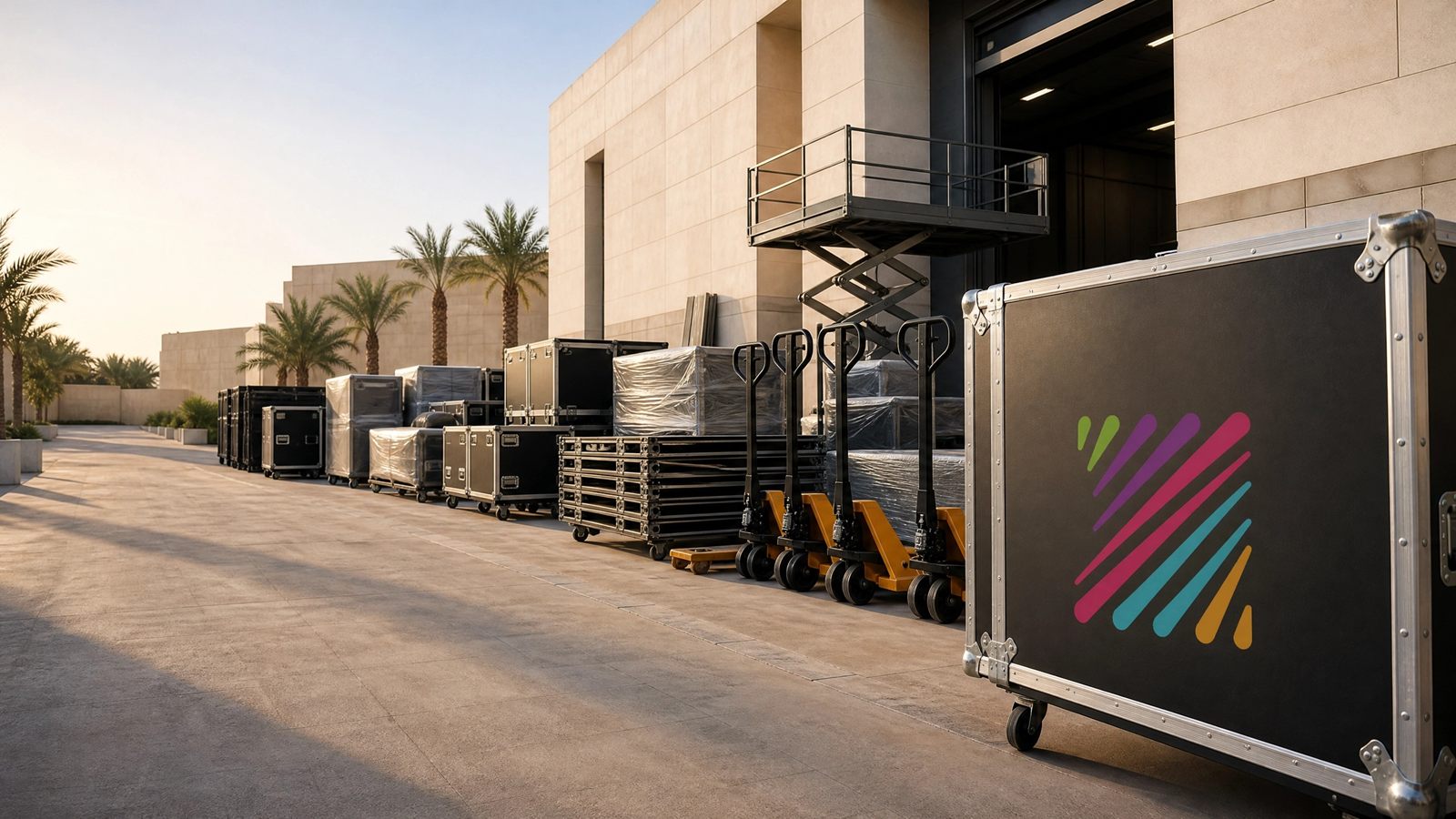 Melodies delivery and installation logistics